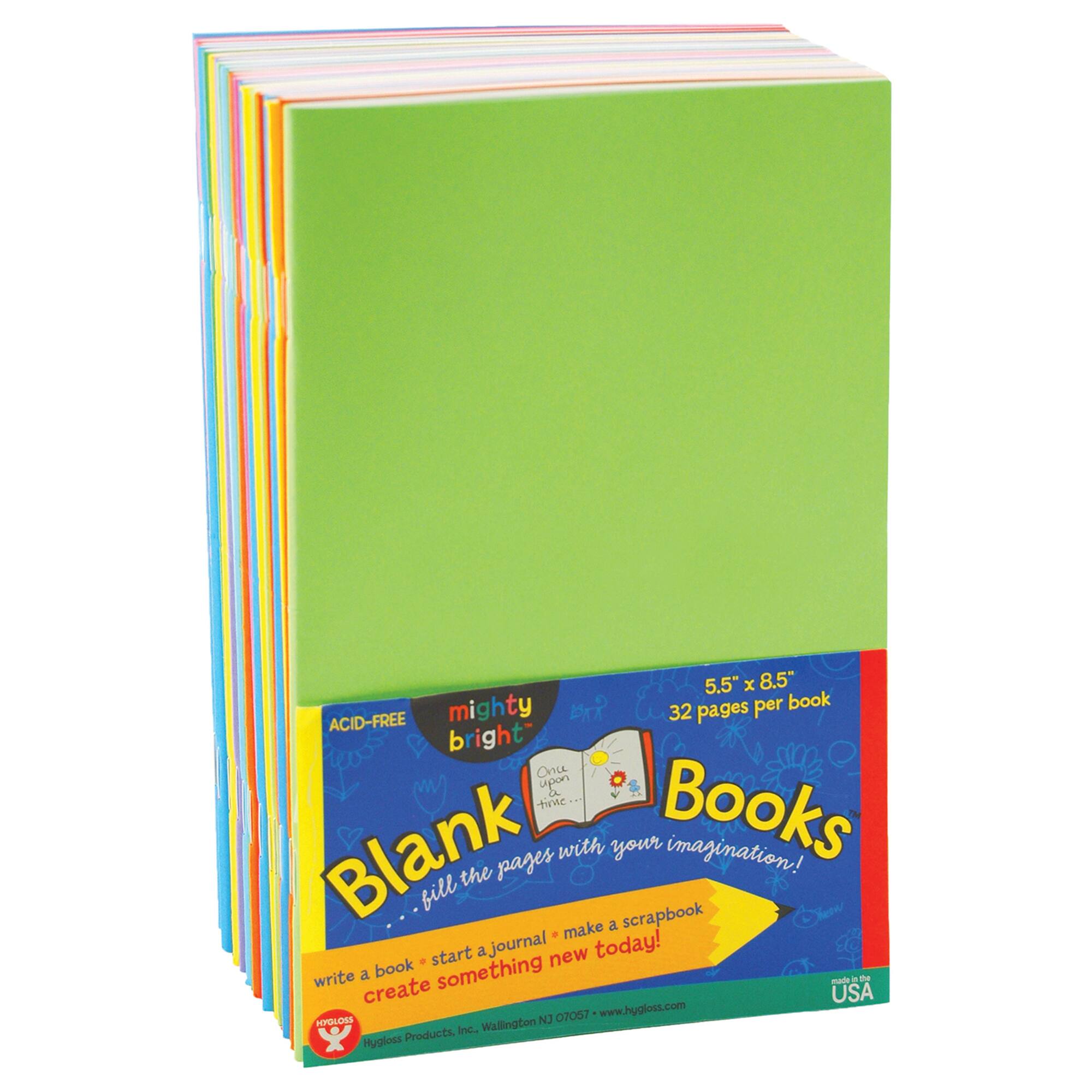 Hygloss® 5.5" x 8.5" Blank Paperback Books, 2 Packs of 10